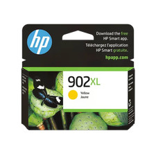 New Open Box HP 902XL High Yield Yellow Original Ink Cartridge, T6M10AN picture