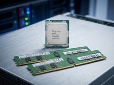 Intel Xeon W-2123 CPU + 16GB (2x 8GB) Samsung ECC RAM + Terra Cooler picture
