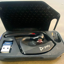 Poly Savi 8240 Wireless Ear-Hook Headset, Boom Mic, Charging Case, USB picture