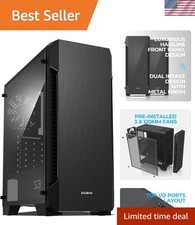 S3 Elegant Mid-Tower PC Case - Full Acrylic Design & Enhanced Airflow System picture