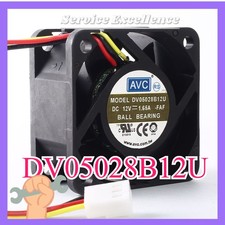 One AVC DC12V 1.65A DV05028B12U Fan Fast Shipping 50x50x28mm 3-Pin DV05028B12U picture