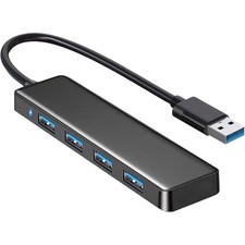 4 Port USB 3.0 Hub Splitter Multi Adapter 5Gbps High Speed PC Desktop Laptop LOT picture
