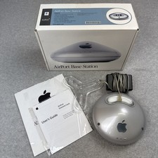 Vintage Apple M5757 Silver AirPort Base Station Wireless Wi-fi picture
