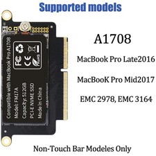 Fast 512GB NVME SSD for MacBook Pro Retina A1708 +DIY Tools`` picture