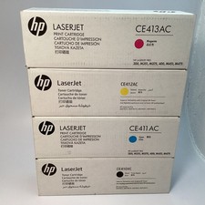 OEM HP CE410XC CE411AC CE412AC CE413AC Toner Set - Exp 2020 & 2021 - 410A & 410X picture