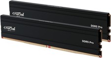 Crucial Pro 32GB DDR5 RAM Kit 2x16GB 5600MT/s UDIMM 288-Pin CP2K16G56C46U5 picture