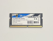 G.SKILL Ripjaws 16GB DDR4-2400 SO-DIMM Laptop Memory RAM F4-2400C16S-16GRS picture