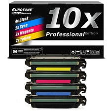 10x Eurotone per Cartridge XXL F Hpecolor Laserjet Enterprise M-553-dn M-552-dn picture