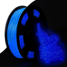 3D Printer Filament 1.75Mm Glow in the Dark Shiny Firefly Blue PLA Filament for picture