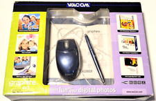 WACOM Tablet Graphire3 CTE-430/BO-A 4x5 Graphics Pad w/ Mouse & Pen picture