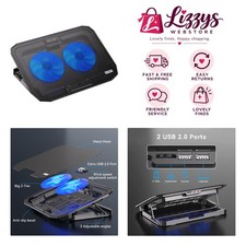 Ultra Lightweight Laptop Cooler with Silent Operation & Adjustable Height picture