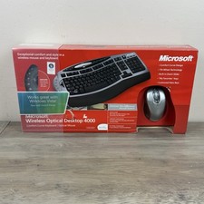 Microsoft Wireless Optical Desktop 4000 Egornamic Comfort Curve Keyboard & Mouse picture