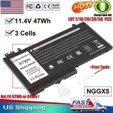✅LOT NGGX5 Laptop Battery For Dell Latitude E5270 E5470 E5570 Precision M3510 US picture