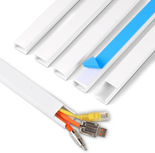 Cord Hider, 85.2in TV Cable Hider, Cord Covers for Wires on Wall, Self-Adhesive picture