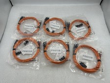 NEW 6 PACK LOT 2m ST-SC Duplex 62.5/125 Multimode Fiber Patch Cable Orange picture