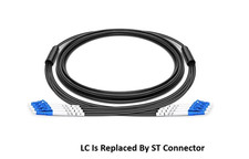 4 Strands 75M ST-ST Outdoor Armored Single-Mode Fiber Optic Cable –98656 picture