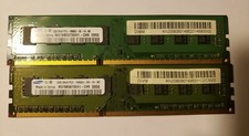 Samsung DIMM 4GB 2X3GB  PC3-10600 SDRAM Memory (M378B5673EH1CH9) picture