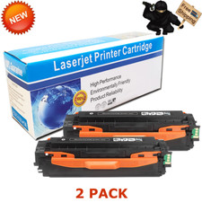 2 Pack CLT-K504S 504 Black Toner Cartridges for Samsung SL-C1810W SL-C1860FW picture