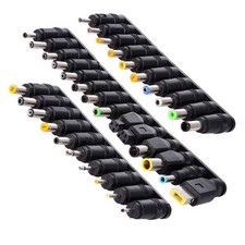 SoulBay 34pcs Universal Laptop DC Plug Set, Adapter Jack Tips picture