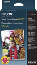 Epson Value Photo Paper Glossy 100 Sheets 4x6