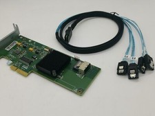 LSI 9211-4i 6G SAS HBA FW:P20 IT Mode ZFS FreeNAS unRAID + SFF-8087 SATA picture