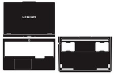 Carbon fiber Vinyl Sticker Skin Cover for Legion Pro 5i Gen 10 (16
