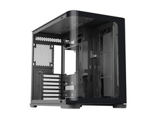 Sama V60EBlack Mid-Tower ATX/mATX PC Case - Curved Tempered Glass - Black picture