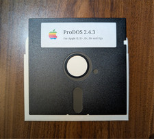 Apple II ProDOS 2.4.3 on 5.25 Floppy Disk for II+ IIc IIe IIgs picture