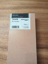 GENUINE Epson Matte Black Ink Cartridge T44H8 Date: 09/2025 picture