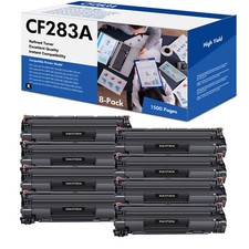 8 PACK CF283A Toner Compatible with HP LaserJet MFP M127fw M127fn M125rnw M225dw picture