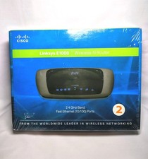 Cisco Linksys E1000 Wireless-N 300 Mbps 4-Port Wi-Fi Router | New Sealed picture