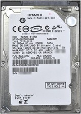 HITACHI HTS545025B9SA00 [250GB 2.5-inch 9.5mm SATA HDD 2009 model Usage time 205 picture