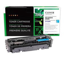 Clover High Yield Toner Cartridge Replacement For HP 414X W2021X Cyan picture