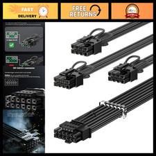 12V HPWR 600W PCIe 5.1 16pin (12+4) GPU Power Cable for High-Performance Graphic picture