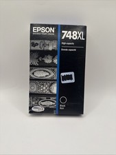 New Open box Sealed Epson 748XL Black High Capacity Ink Cartridge picture