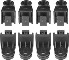 8PCS Universal Electric Radiator Fan Mounting Kit, L-Shape Fan Bracket Feet Moun picture