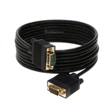 VGA/SVGA 10FT Cable Male to Male HD Monitor HDTV Video Wire 15 PIN Cord picture