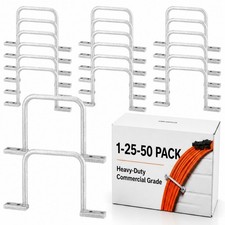 50 Pcs 2 Inch Cable Management D Ring Aluminum Distribution Ring picture