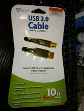 Printer Cable 10 Ft Long USB Printer Cable Cord USB 2.0 Type a Male to B Male picture
