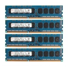 For Hynix 4x 8GB 2RX8 10600E DDR3-1333Mhz 240PIN Desktop ECC Memory RAM DIMM picture