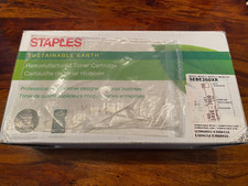 Staples Lexmark High Yield Toner Cartridge Black Compatible with E260-NEW SEALED picture