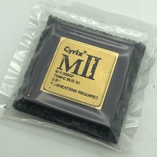 CYRIX MII 300GP 2.9V 75mhz Bus 3.x Vintage GOLD Processor 300Mhz GOLD Top CPU picture