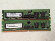 Lot of 2 Netlist Qimonda 256MB 1Rx16 PC2-3200R ECC DDR2 240-Pin RDIMM picture