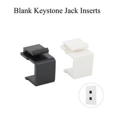 20/50Pack Blank Keystone Jack Inserts For Keystone Wall Plate and Patch Panel picture