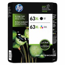 HP 63XL Black and Color Combo Ink Cartridges Set Genuine in Box picture