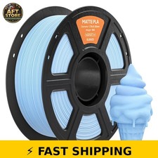 ELEGOO Matte PLA 3D Printer Filament 1.75mm Ice Blue 1KG picture