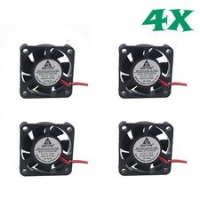 12V 40mm Cooling Computer Case Fan 40x40x10mm (1.6x1.6x0.4 in)  2-Pin 4 Pcs 4X picture
