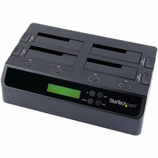 StarTech 4-Bay USB 3.0 eSATA to SATA Standalone 1:3 HDD Duplicator Dock picture