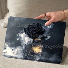 2x Black Rose Notebook Art Decal Case Waterproof and Scratch Resistant Decal picture