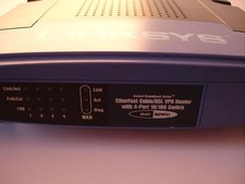 LINKSYS BEFVP41 EtherFast Cable/DSL VPN Router 1x 10/100Mbps WAN 4x 10/100 LAN picture